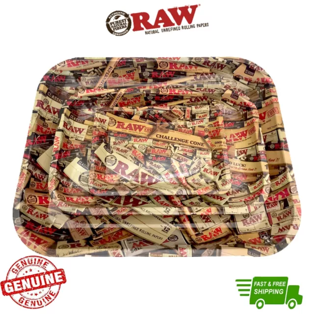 RAW Rolling Tray Raw Mixed Products Limited Edition Metal Tray with Certificate