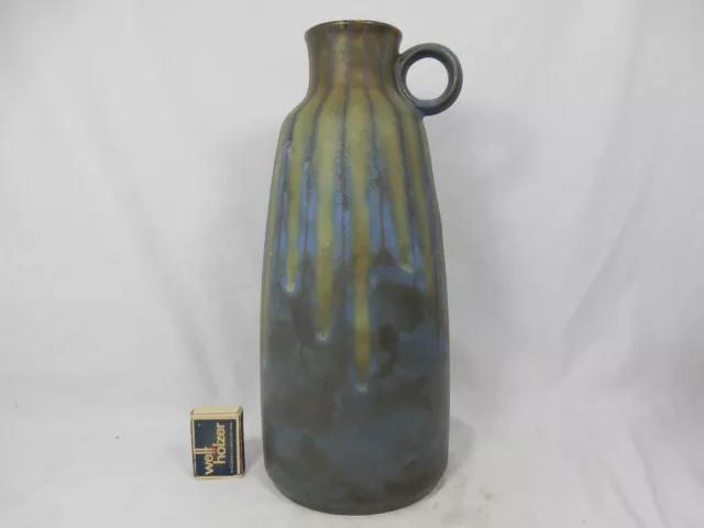 Rare seltene 70´s design Ceramano  Keramik pottery  vase " Tundra "  228  32 cm