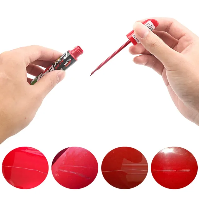 1x Red Car Paint Repair Pen Clear Scratch Remover Touch Up Pen Car Accessories
