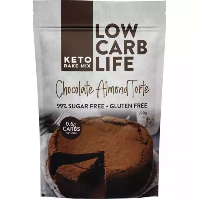 Low Carb Life Choc Almond Torte Keto Bake Mix 300g