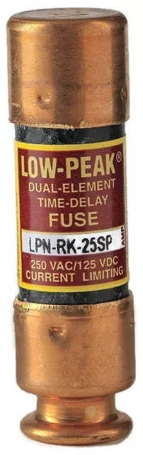 BUSSMANN LPN-RK-25SP - LOW PEAK DUAL ELEMENT (Pack of 1)