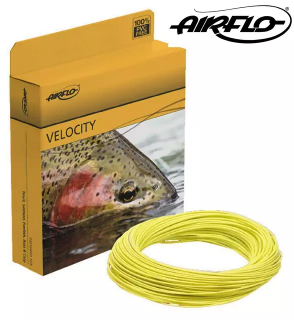 Airflo Velocity Floating Fly Line Weight Forward AFTM# 4-9 Double Taper AFTM#4-8