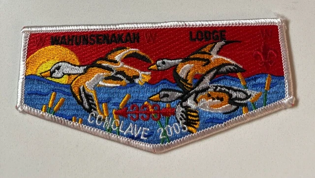 Boy Scout OA 333 Wahunsenakah Lodge Flap S27 2005 Conclave