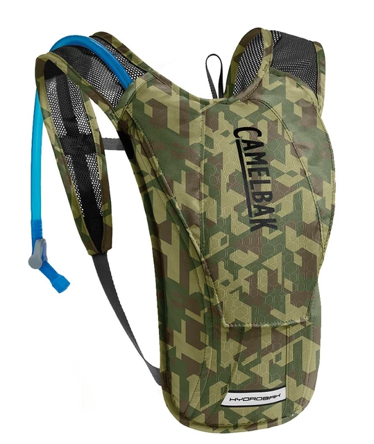 Sac à Dos D'hydratation CamelBak HydroBak (Rogue) - 1,5L, Bleu Argent, Poche Zippée