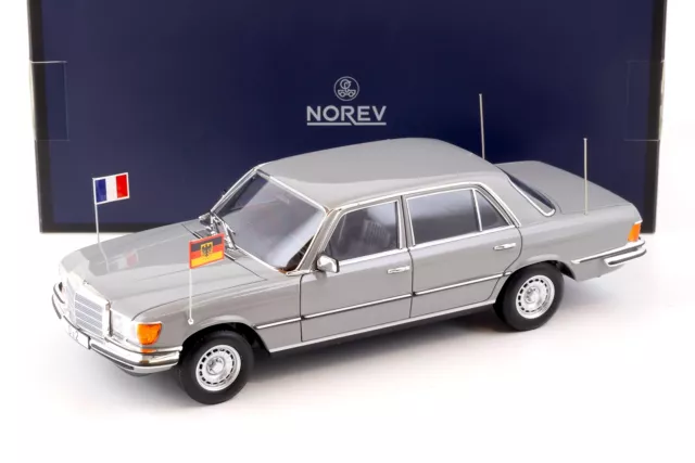 1:18 NOREV Mercedes 350 Salt W116 Sedan Condition Helmut Schmidt - Limited 300 PC