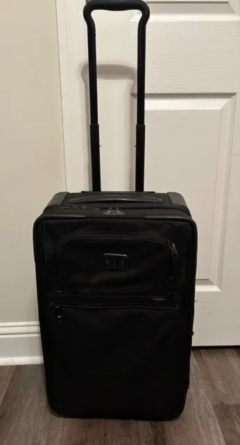 TUMI ALPHA II Expandable Blk 2 Wheel Rolling Upright Carry-On 22" Model#22922D2