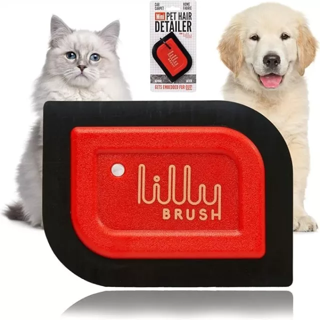 Lilly Brush Mini Pet Hair Detailer Pet Hair Remover for Car Carpet Car Seat-Au