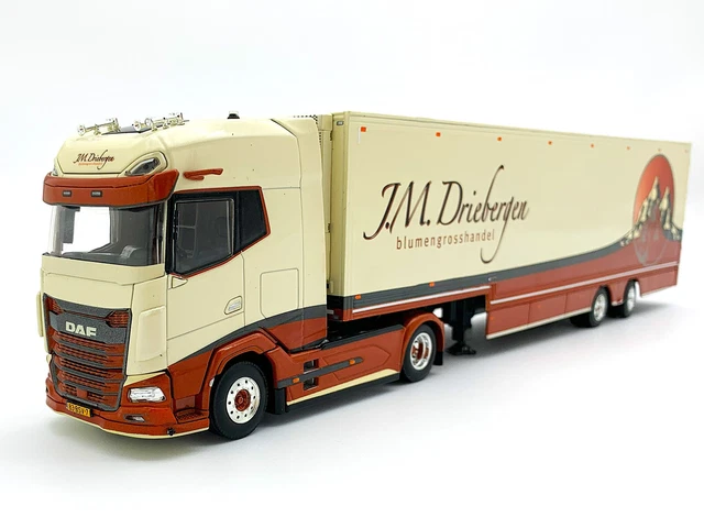 HER315296-CAMION AVEC REMORQUE frigorifique J.M. DRIEBERGEN - DAF XG