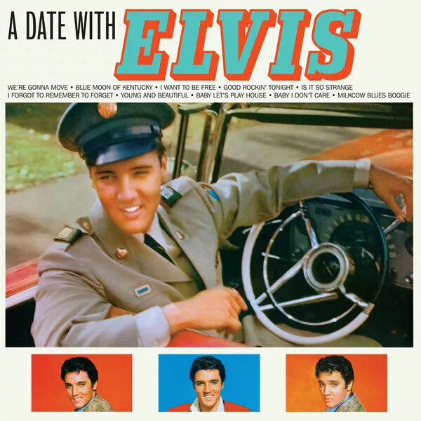 LP Elvis Presley A Date With Elvis 180G COLORED VINYL NEW OVP Wax Time