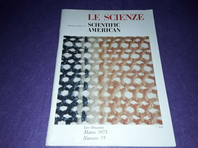 I Filati, Le Scienze, Scientific American 1973,