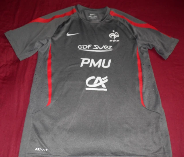 Maillot D'entraînement Équipe De France Nike 2015/2016 - Taille M - Bleu - Porté