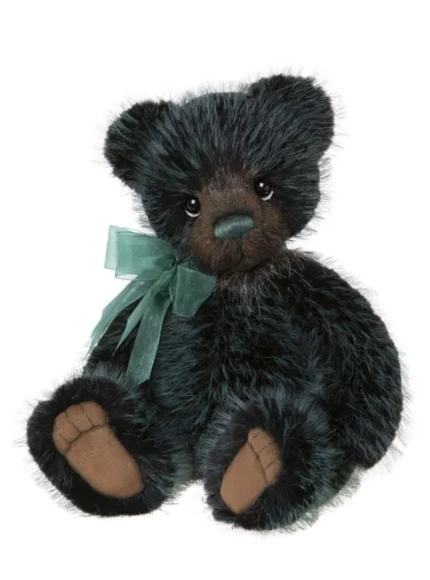 Charlie Bears Jupiter 2023 Black and Green Plush Teddy Bear Collectable - MFN