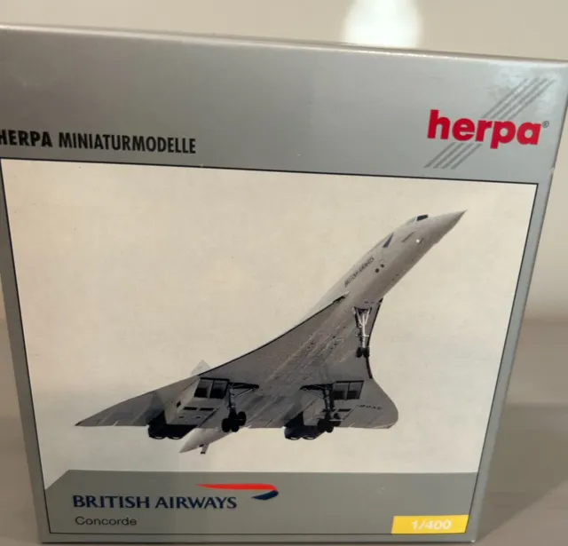 Herpa Concorde British Airways #561235 Scale 1:400