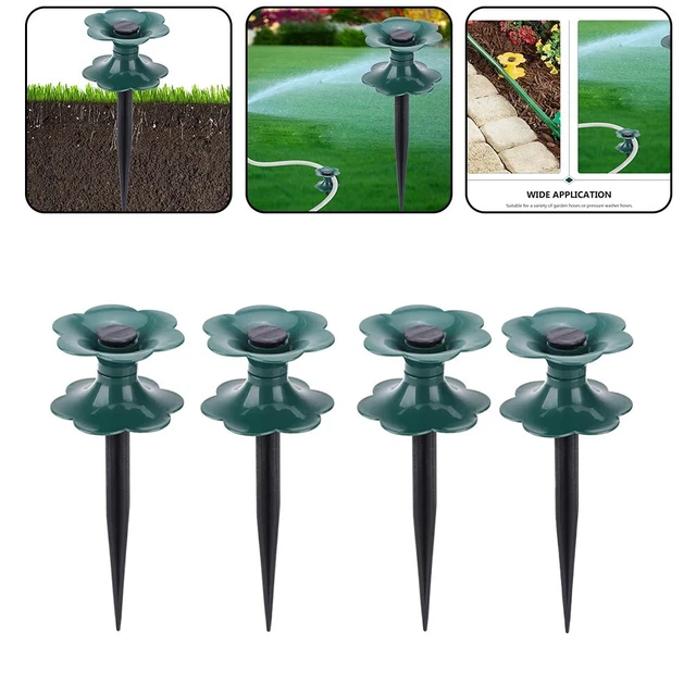 Guida Per Tubo Da Giardino Expert Gardner - 6 Pali In Metallo Bronzeo