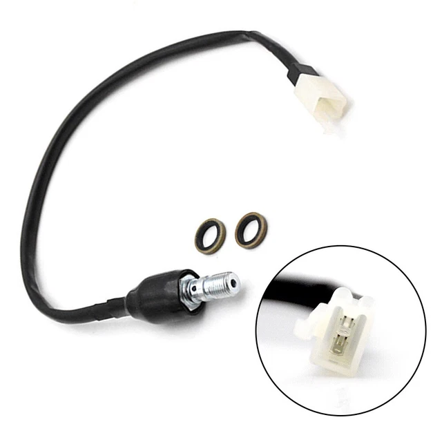 M10x1.25mm Motorcycle Hydraulic Brake Pressure Light Switch Banjo Bolt New Part