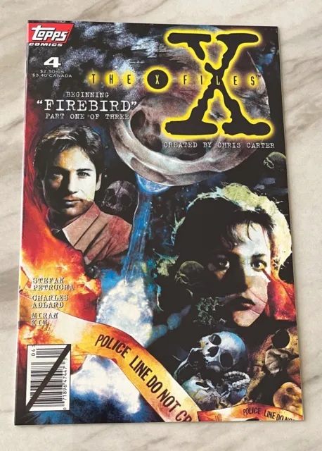 The X Files Comic Book #4 Part 1 Firebird Topps Comics 1995