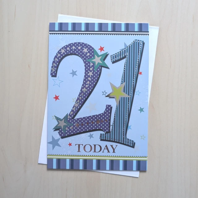 Brilliant Son On Your 21st Birthday Card 9x6 Age 21 Twenty