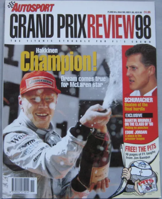 AUTOSPORT magazine Grand Prix review 1998