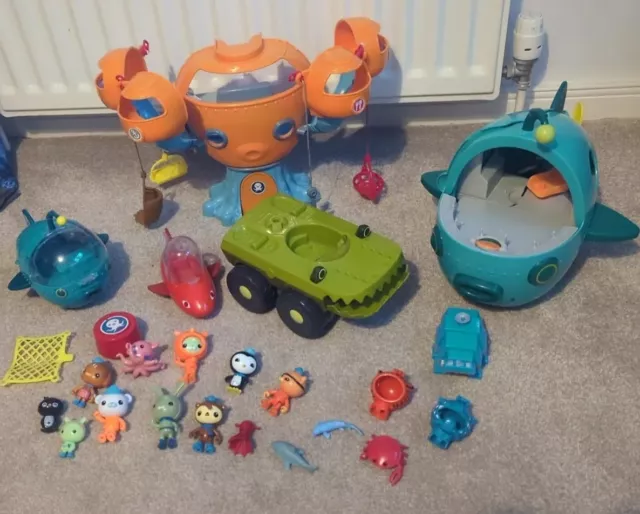 Octonauts Bundle. Gups And Figures. Midnight Zone Gup A. Octopod. Toys. Robot