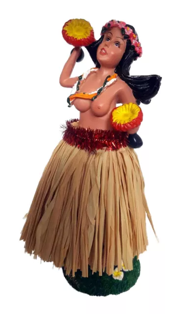 Hawaii Wackel Hula Girl Wackelfigur Mädchen Auto Dashboard Figur Puppe, 16cm NEU