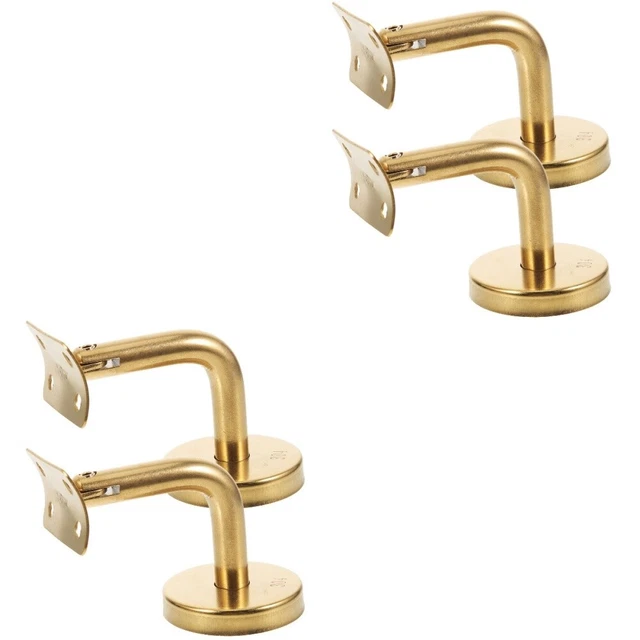 4 piezas soporte de pasamanos escalera pasamanos escalera pasamanos plataforma de accesorios escalera
