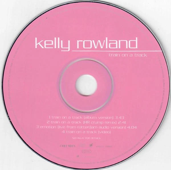 CD KELLY ROWLAND Train On A Track Royaume-Uni Colombie 2003 avec CDROM