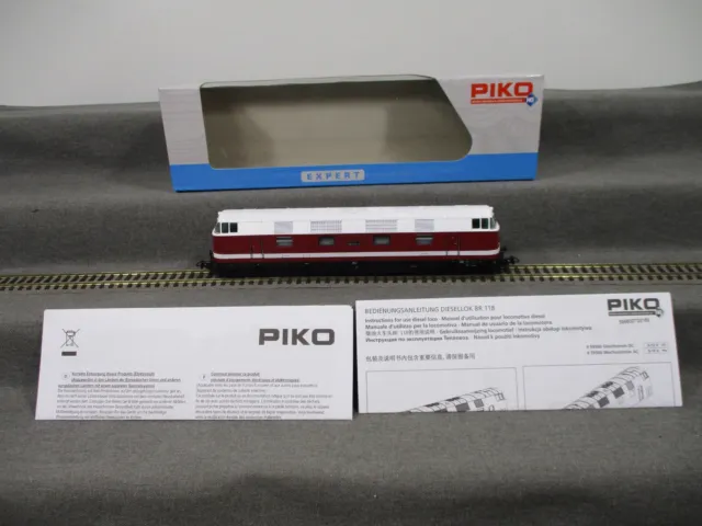 Piko Spur H0 5956-2 Diesellok BR 118 544-6 der DR Epoche IV Analog DSS in OVP