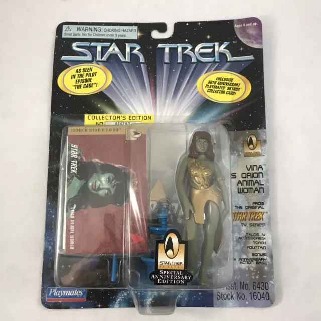 Star Trek Vina as Orion Woman Action Figure 16040 NOS Playmates 1996 The Cage