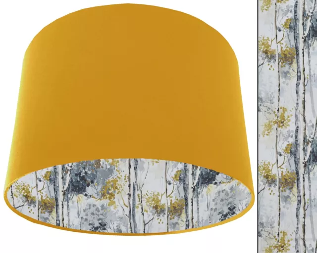 Mustard Yellow Lampshade, Yellow Light Shade, Yellow Table Lamp, Table Lampshade