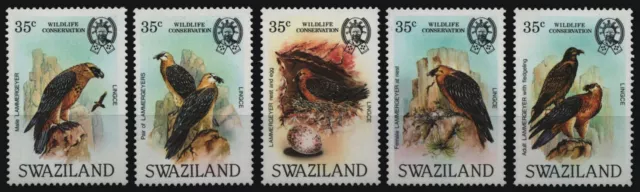 Swaziland 1983 - Mi-Nr. 424-428 ** - MNH - Vögel / Birds