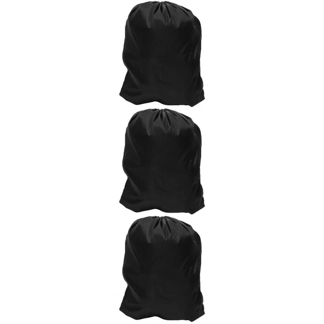 3 piezas bolsa de lavado de viaje impermeable lavabo de cordón lavabo de ropa sucio