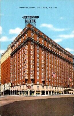 Vintage Postcard View of the Jefferson Hotel St. Louis Missouri MO          Y103