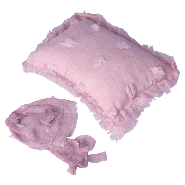 (Violet Clair)Accessoires De Photo Nouveau-né Oreiller De Chapeau De
