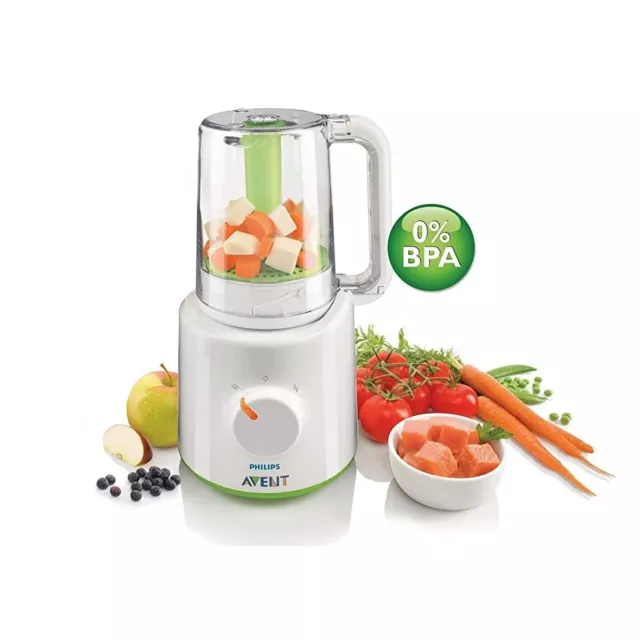 Philips Avent SCF870/20  2-in-1 Baby Food Maker Steamer & Mixer 220-240V