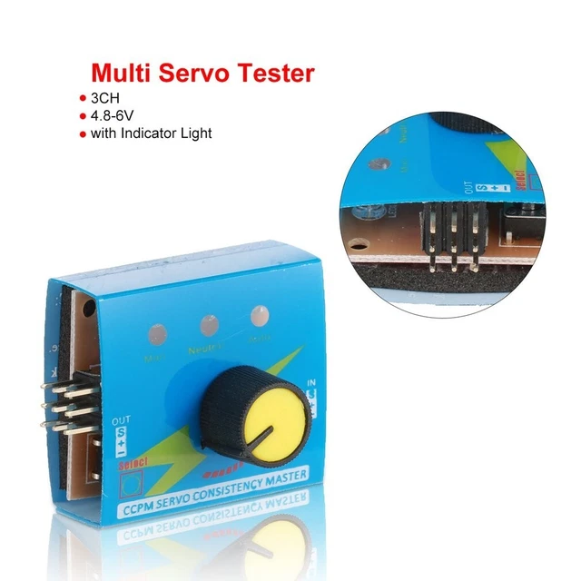 Testeur durable multi-servo multi-servo remplacement contrôleur de vitesse test