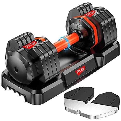 Adjustable Dumbbell 55 lb Dumbbell: 15~55lb Dumbbell Adjustable Weight Single