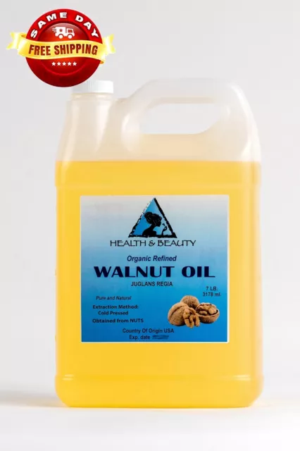 Walnut Oil Organic Carrier Cold Pressed Premium Natural Pure 7 Lb 2