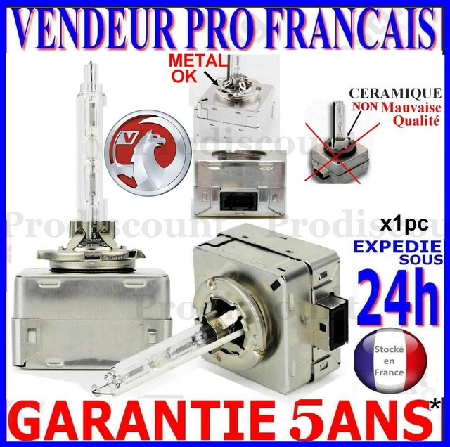Ampoules Phare Xénon D3S 35W - 4300K à 8000K - Pour Vauxhall Et Autres Marques - Neuf