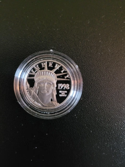 1998 $25 Platinum American Eagle (1/4 oz) Proof