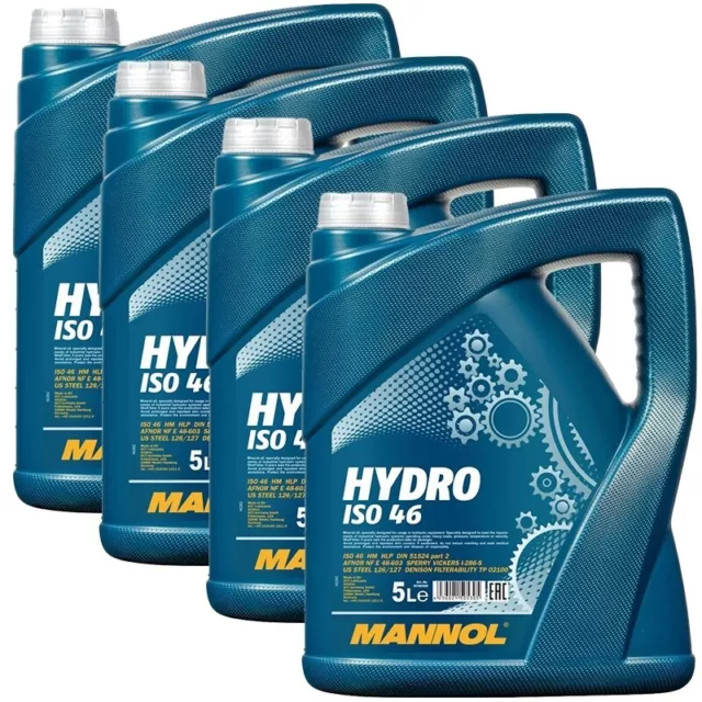 20 Liter Mannol Hydrauliköl Hydro Hlp Iso 46 Hydraulikflüssigkeit Din 51524 Öl