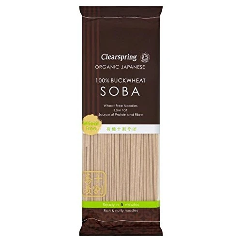 Grano saraceno Soba 200 grammi biologico giapponese senza grano, basso contenuto di grassi (molla trasparente) x3