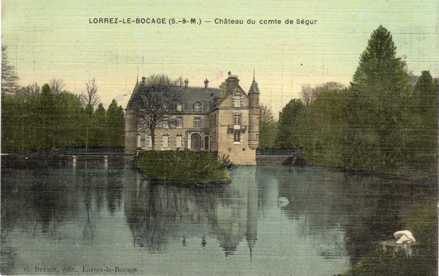 Lorrez le Bocage - Château du Comte de Ségur - Cygne