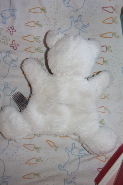 Doudou Simba Toys Chat Marionnette Blanc Gris Lapin  Neuf 2