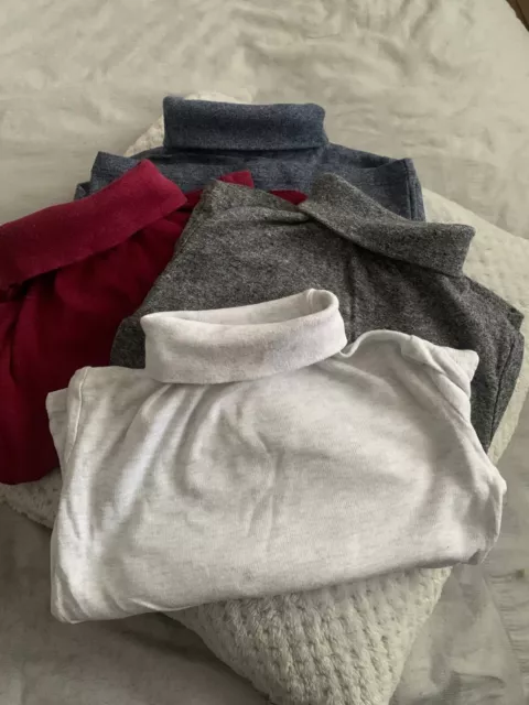 Primark Kids Age 18-24 Months Bundle of 4 Polo Neck Jumpers