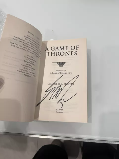 A Game of Thrones (A Song of Ice and Fire, Book 1) Signed By George R.R. Martin