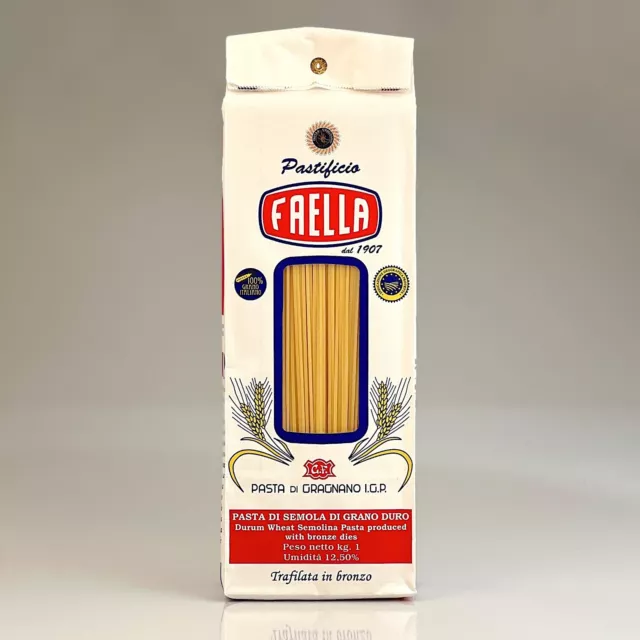 Spaghettini Pasta di Gragnano IGP 1 kg - Faella