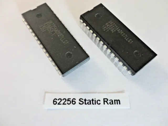62256  CMOS Static RAM, 28-pin DIP