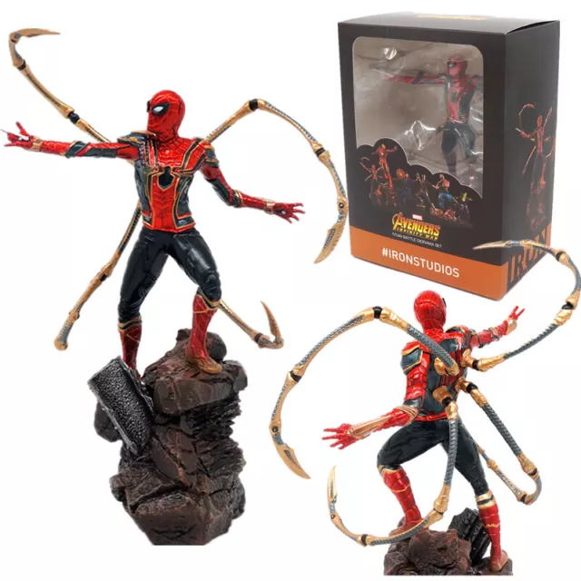 Avengers: Infinity War Iron Spider-Man 9,4"" Estatua de PVC Figura Juguete 1:10 Marvel