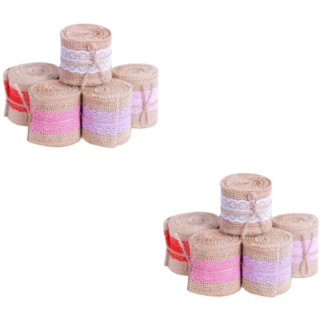 10 rollen von Weihnachten Stoff Bänder Geburtstag Geschenk Bänder