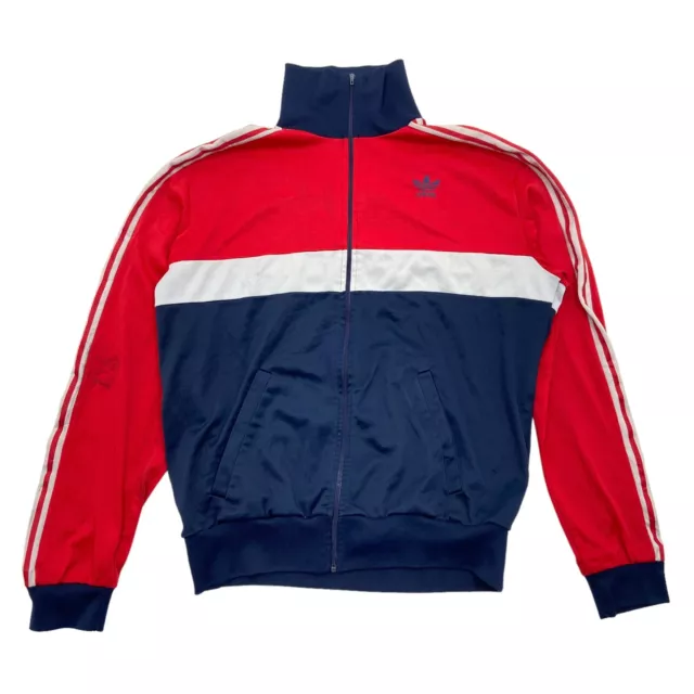 ADIDAS ORIGINALS TRACK Jacket  Vintage 80s Sportswear Red Navy White VTG  £35.00 - PicClick UK